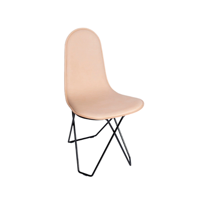 Leather Dining Chair fra Cuero Design i fargen beige