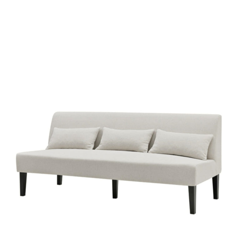 Sofa Milwaukee i stoffet lin og fargen sand.